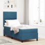 Cama Box Spring con colchón terciopelo azul oscuro 80x200 cm von , Betten und Lattenroste - Ref: Foro24-3339864, Preis: 285,4...