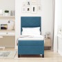 Cama Box Spring con colchón terciopelo azul oscuro 80x200 cm von , Betten und Lattenroste - Ref: Foro24-3339864, Preis: 285,4...