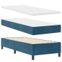 Cama Box Spring con colchón terciopelo azul oscuro 80x200 cm von , Betten und Lattenroste - Ref: Foro24-3339864, Preis: 285,4...