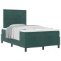 Cama Box Spring con colchón terciopelo verde oscuro 120x200 cm von , Betten und Lattenroste - Ref: Foro24-3339893, Preis: 456...