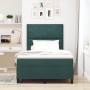 Cama Box Spring con colchón terciopelo verde oscuro 120x200 cm von , Betten und Lattenroste - Ref: Foro24-3339893, Preis: 456...
