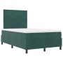Cama Box Spring con colchón terciopelo verde oscuro 120x200 cm von , Betten und Lattenroste - Ref: Foro24-3339893, Preis: 456...