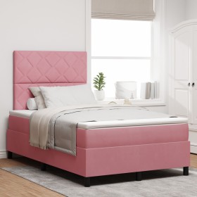 Comprar Cama Box Spring con colchón terciopelo