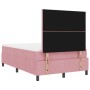 Cama Box Spring con colchón terciopelo rosa 120x200 cm | Foro24.es | Tu tienda online para hogar, jardín y más Foro24.es