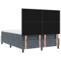 Cama Box Spring con colchón terciopelo gris oscuro 140x190 cm von , Betten und Lattenroste - Ref: Foro24-3339897, Preis: 512,...