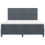 Cama Box Spring con colchón terciopelo gris oscuro 180x200 cm | Foro24.es | Tu tienda online para hogar, jardín y más Foro24.es