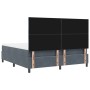 Cama Box Spring con colchón terciopelo gris oscuro 180x200 cm | Foro24.es | Tu tienda online para hogar, jardín y más Foro24.es