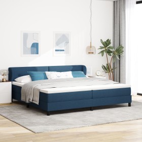 Comprar Cama con somier con colchón azul 200x200