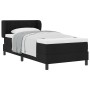 Cama Box Spring con colchón tela negro 90x190 cm von , Betten und Lattenroste - Ref: Foro24-3340061, Preis: 326,57 €, Rabatt: %