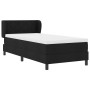 Cama Box Spring con colchón tela negro 90x190 cm von , Betten und Lattenroste - Ref: Foro24-3340061, Preis: 326,57 €, Rabatt: %