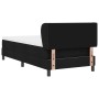 Cama Box Spring con colchón tela negro 90x190 cm von , Betten und Lattenroste - Ref: Foro24-3340061, Preis: 326,57 €, Rabatt: %
