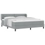 Cama Box Spring con colchón tela gris claro 180x200 cm von , Betten und Lattenroste - Ref: Foro24-3340101, Preis: 562,03 €, R...