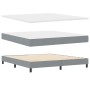 Cama Box Spring con colchón tela gris claro 180x200 cm von , Betten und Lattenroste - Ref: Foro24-3340101, Preis: 562,03 €, R...