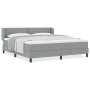 Cama Box Spring con colchón tela gris claro 180x200 cm von , Betten und Lattenroste - Ref: Foro24-3340101, Preis: 562,03 €, R...