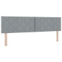 Cama Box Spring con colchón tela gris claro 180x200 cm von , Betten und Lattenroste - Ref: Foro24-3340101, Preis: 562,03 €, R...