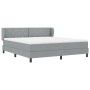 Cama Box Spring con colchón tela gris claro 180x200 cm von , Betten und Lattenroste - Ref: Foro24-3340101, Preis: 562,03 €, R...