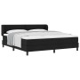 Cama Box Spring con colchón tela negro 180x200 cm by , Beds and slatted bases - Ref: Foro24-3340103, Price: 581,97 €, Discoun...