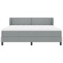 Cama Box Spring con colchón tela gris claro 180x200 cm von , Betten und Lattenroste - Ref: Foro24-3340101, Preis: 562,03 €, R...