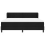 Cama Box Spring con colchón tela negro 180x200 cm by , Beds and slatted bases - Ref: Foro24-3340103, Price: 581,97 €, Discoun...