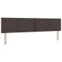 Cama Box Spring con colchón tela marrón oscuro 200x200 cm | Foro24.es | Tu tienda online para hogar, jardín y más Foro24.es