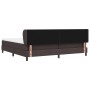 Cama Box Spring con colchón tela marrón oscuro 200x200 cm | Foro24.es | Tu tienda online para hogar, jardín y más Foro24.es