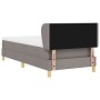 Cama Box Spring con Colchón Taupe 100x200 cm Tela by , Beds and slatted bases - Ref: Foro24-3340266, Price: 359,66 €, Discoun...