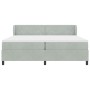 Cama Box Spring con colchón Gris Claro 200x200 cm Aterciopelado von , Betten und Lattenroste - Ref: Foro24-3340352, Preis: 55...
