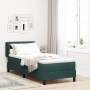 Cama Tapizada con Colchón Verde Oscuro 80x200 cm de Terciopelo by , Beds and slatted bases - Ref: Foro24-3340415, Price: 280,...