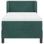 Cama Tapizada con Colchón Verde Oscuro 80x200 cm de Terciopelo by , Beds and slatted bases - Ref: Foro24-3340415, Price: 280,...