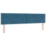 Cama con Base tipo Box Spring y Colchón  Azul Oscuro 200x200 cm Terciopelo | Foro24.es | Tu tienda online para hogar, jardín y más Foro24.es