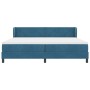 Cama con Base tipo Box Spring y Colchón  Azul Oscuro 200x200 cm Terciopelo | Foro24.es | Tu tienda online para hogar, jardín y más Foro24.es