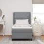 Cama Box Spring con colchón tela gris claro 90x200 cm | Foro24.es | Tu tienda online para hogar, jardín y más Foro24.es