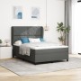 Cama Box Spring con colchón tela gris oscuro 140x190 cm | Foro24.es | Tu tienda online para hogar, jardín y más Foro24.es