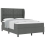 Cama Box Spring con colchón tela gris oscuro 140x190 cm | Foro24.es | Tu tienda online para hogar, jardín y más Foro24.es