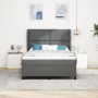 Cama Box Spring con colchón tela gris oscuro 140x190 cm | Foro24.es | Tu tienda online para hogar, jardín y más Foro24.es