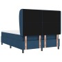 Cama Box Spring con colchón tela azul 140x190 cm by , Beds and slatted bases - Ref: Foro24-3340626, Price: 533,48 €, Discount: %
