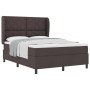 Cama Box Spring con colchón tela marrón oscuro 140x190 cm | Foro24.es | Tu tienda online para hogar, jardín y más Foro24.es