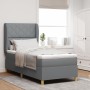 Cama Box Spring con colchón tela gris claro 90x200 cm | Foro24.es | Tu tienda online para hogar, jardín y más Foro24.es