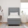 Cama Box Spring con colchón tela gris claro 90x200 cm | Foro24.es | Tu tienda online para hogar, jardín y más Foro24.es