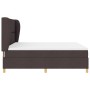 Cama Box Spring con colchón tela marrón oscuro 180x200 cm by , Beds and slatted bases - Ref: Foro24-3340833, Price: 636,15 €,...