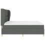 Cama Box Spring con colchón tela gris oscuro 200x200 cm von , Betten und Lattenroste - Ref: Foro24-3340838, Preis: 666,43 €, ...