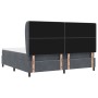 Cama Box Spring con colchón terciopelo gris oscuro 200x200 cm by , Beds and slatted bases - Ref: Foro24-3340893, Price: 640,4...