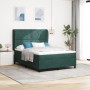 Cama Box Spring con colchón terciopelo verde oscuro 140x190 cm | Foro24.es | Tu tienda online para hogar, jardín y más Foro24.es