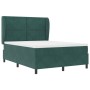 Cama Box Spring con colchón terciopelo verde oscuro 140x190 cm | Foro24.es | Tu tienda online para hogar, jardín y más Foro24.es