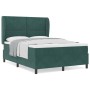 Cama Box Spring con colchón terciopelo verde oscuro 140x190 cm | Foro24.es | Tu tienda online para hogar, jardín y más Foro24.es