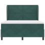 Cama Box Spring con colchón terciopelo verde oscuro 140x190 cm | Foro24.es | Tu tienda online para hogar, jardín y más Foro24.es