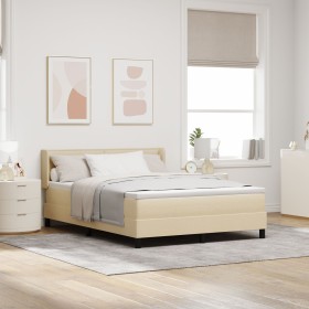 Comprar Cama con somier VidaXL y colchón crema