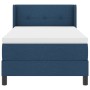 Cama Box Spring con Colchón Azul 90x190 cm, Cabecero Tapizado con Botones Azul 90 cm von , Betten und Lattenroste - Ref: Foro...