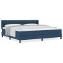 Cama con Somier  y Colchón Azul 200x200 cm Tapicería, Cabecero  con Botones Azul 200 cm Tapicería | Foro24.es | Tu tienda online para hogar, jardín y más Foro24.es