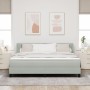 Cama Box Spring con colchón terciopelo gris claro 180x200 cm by , Beds and slatted bases - Ref: Foro24-3341534, Price: 529,83...